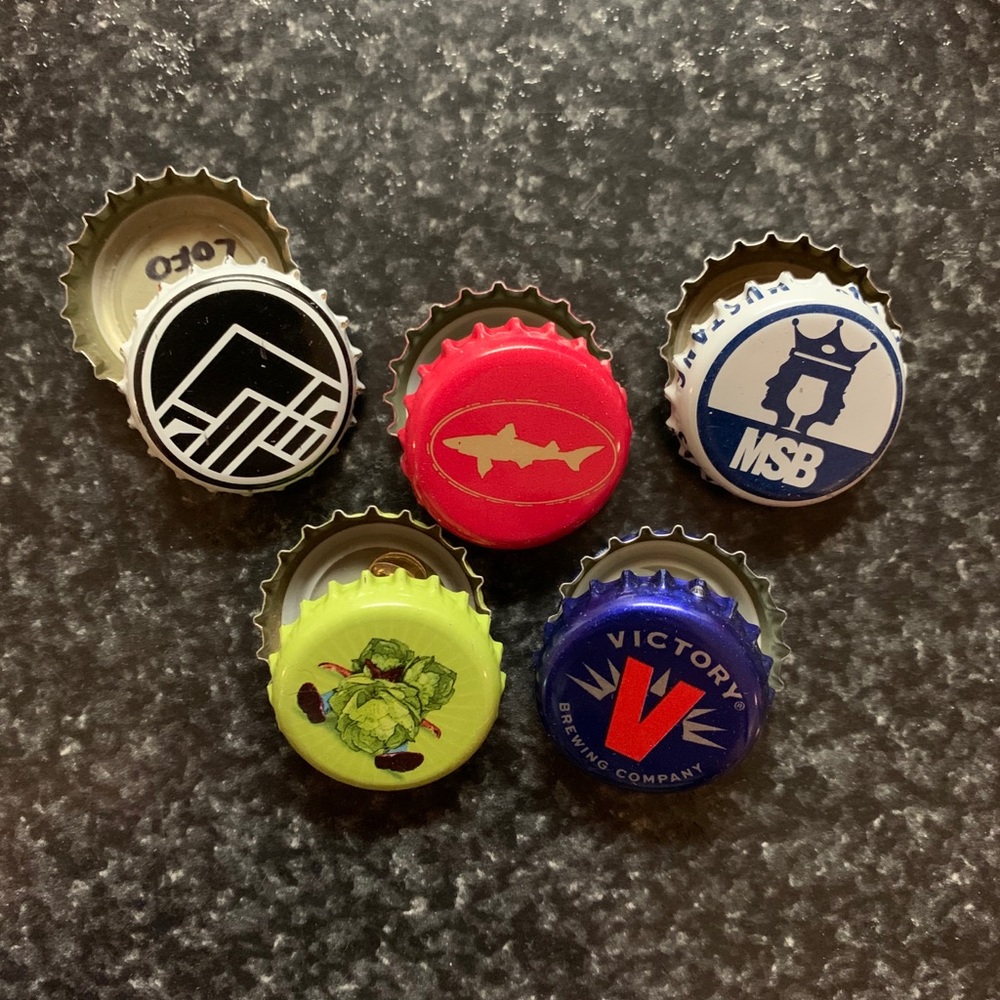 Bottle cap earrings & buttons - accepts requests